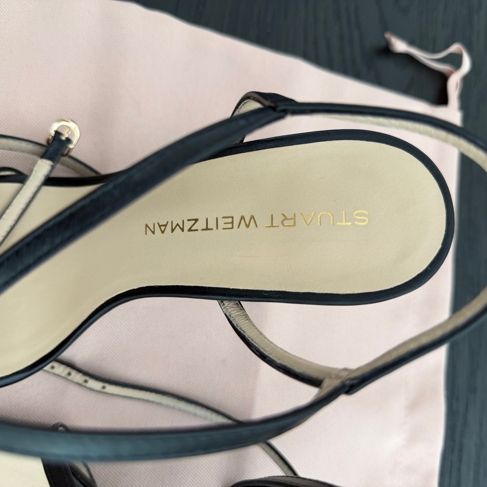 Stuart Weitzman Black Strappy Heels‎ - Picture 12 of 14